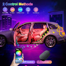 LED auto interieurverlichting USB | met app bestuurbaar | gaat mee op muziek - Ready Led's Go